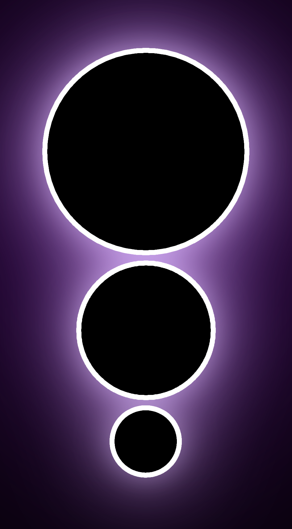 A stylized version of the three-dot logo used all throughout Viali design. It symbolizes many things, including: The three major clans (Solaris, Exaris, Inviolate), the Viali's base-6 nature, their use of three in many things, and more.