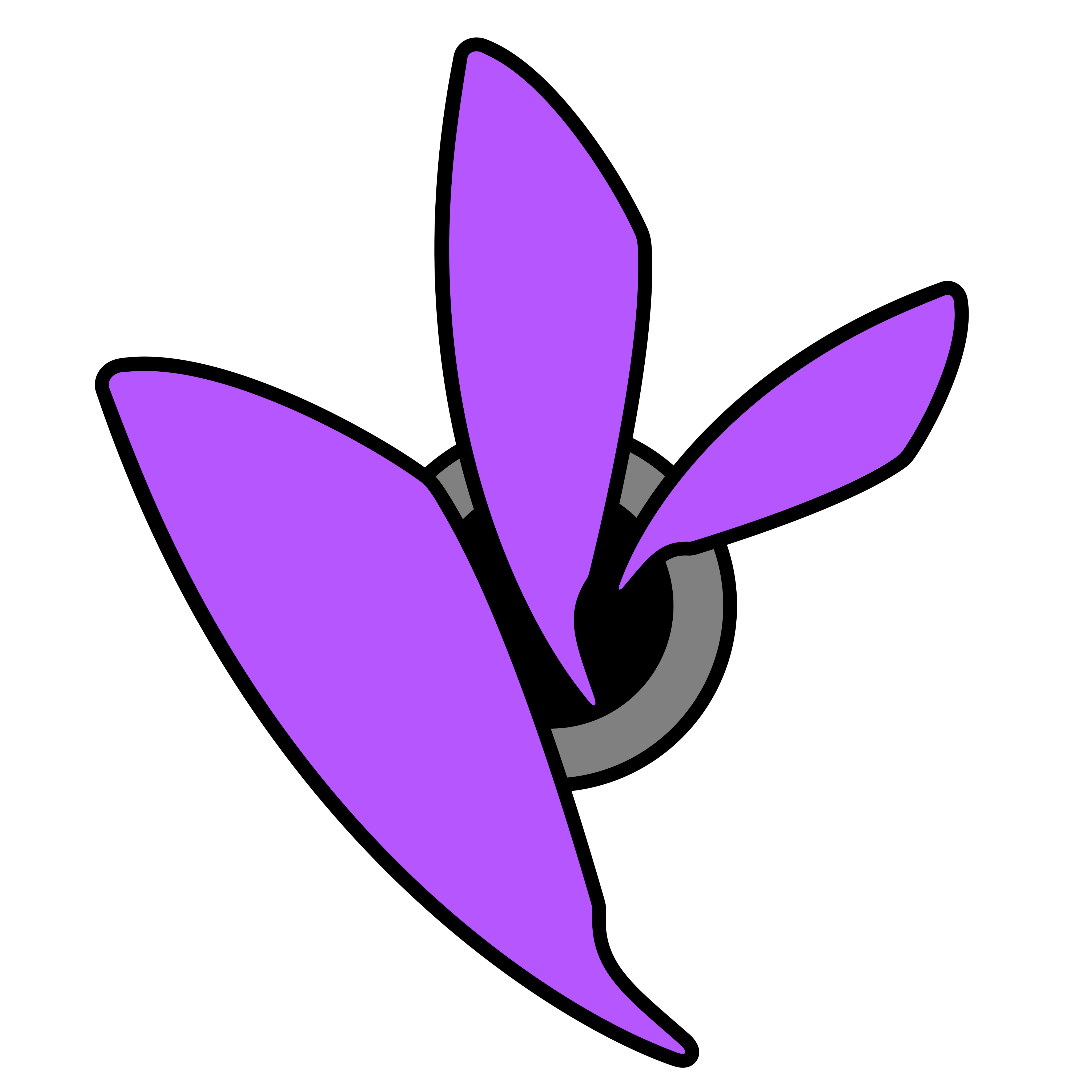The Exaris Clan logo, representing outward travel and exploration.